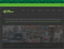 Tablet Screenshot of inkmonkeygraphics.com